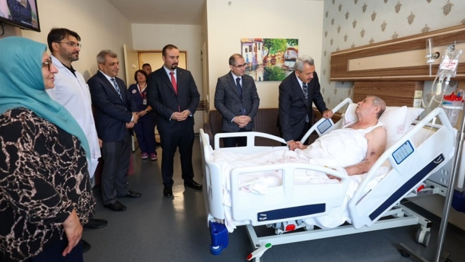 Vali Baydaş’tan Kıbrıs Gazisi Ahmet Şafak’a Ziyaret
